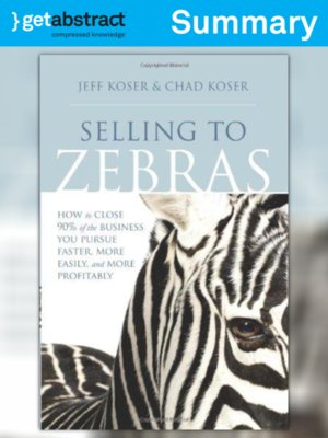cover image of Selling to Zebras (Summary)